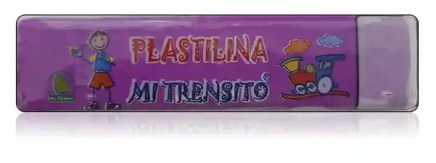 Plastilina En Barra Color Morado 55 Gr Mi Trencito