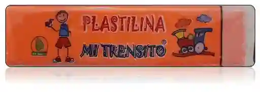 Plastilina En Barra Color Naranja 55 Gr Mi Trencito