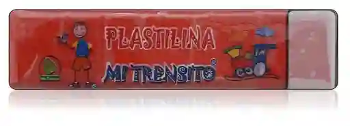 Plastilina En Barra Color Rojo 55 Gr Mi Trencito