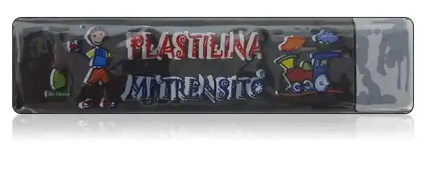 Plastilina En Barra Color Negro 55 Gr Mi Trencito