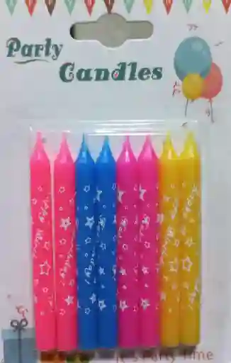 Velas Para Pastel X8