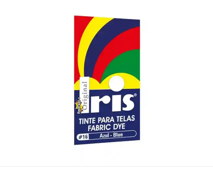 2 Tintura Iris Ropa Color Tinte Azul Tela Pigmento Textil Colorante 16