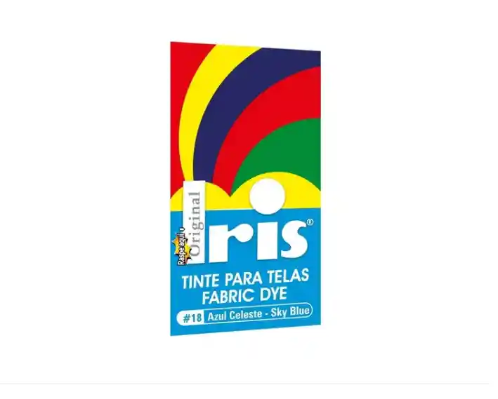 2 Tintura Iris Ropa Color Azul Celeste Tinte Tela Pigmento Textil Colorante 18