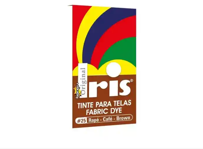 2 Tintura Iris Ropa Color Marron Tinte Tela Pigmento Textil Colorante Fibra 25