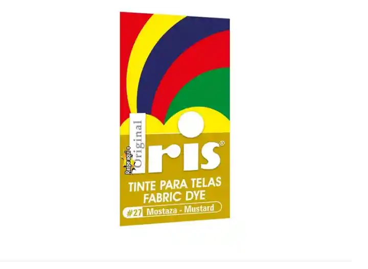 2x Tintura Iris Ropa Color Mostaza Tinte Tela Pigmento Textil Colorante 27
