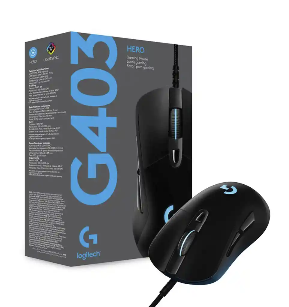 Logitech Mouse Gamer G403 Hero