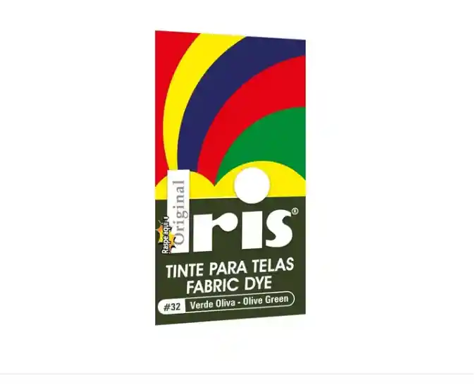 2 Tintura Iris Ropa Color Verde Oliva Tinte Tela Pigmento Textil Colorante 32