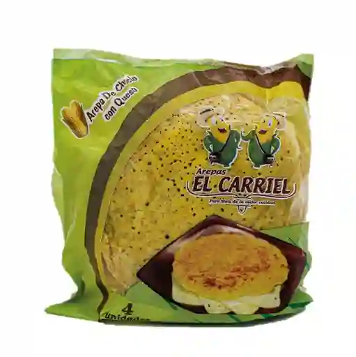 El Carriel Arepa Choclo Con Queso X 4 Und X 500 Gr
