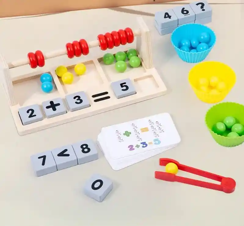 Juguego De Matemáticas Montessori Para Niños