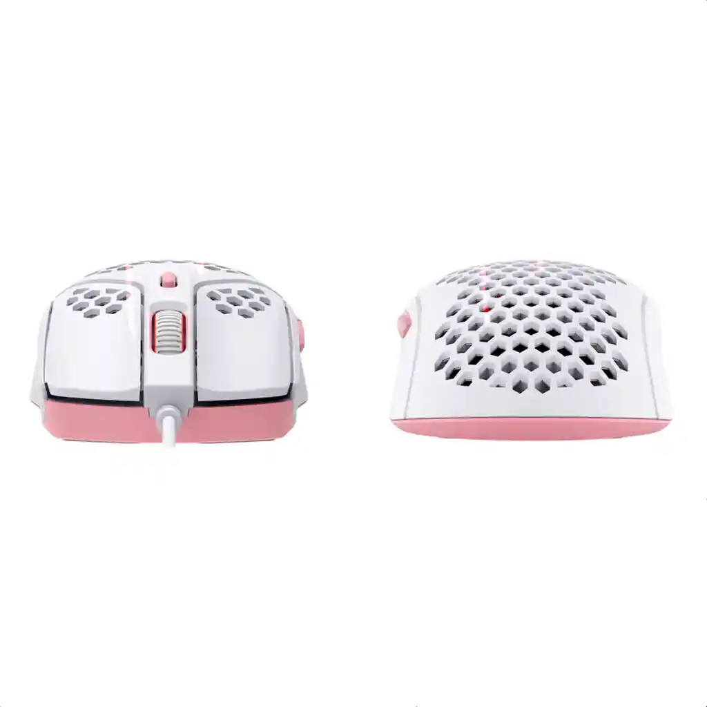 Hyperx Pulsefire Haste, Mouse Gamer Rgb 16000dpi, Blanc/rosa