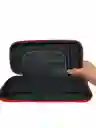 Estuche Rigido Viaje Con Mango + Vidrio Protector + Grips Para Consola Nintendo Switch