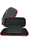 Estuche Rigido Viaje Con Mango + Vidrio Protector + Grips Para Consola Nintendo Switch