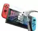 Estuche Rigido Viaje Con Mango + Vidrio Protector + Grips Para Consola Nintendo Switch