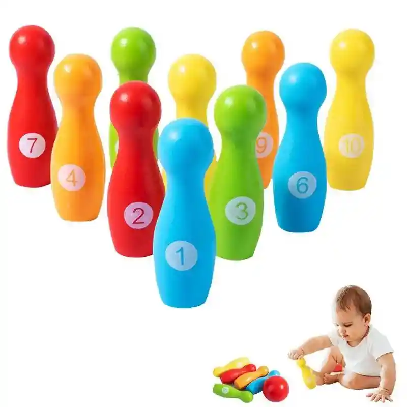 Juegos De Bolos De Madera Para Niños