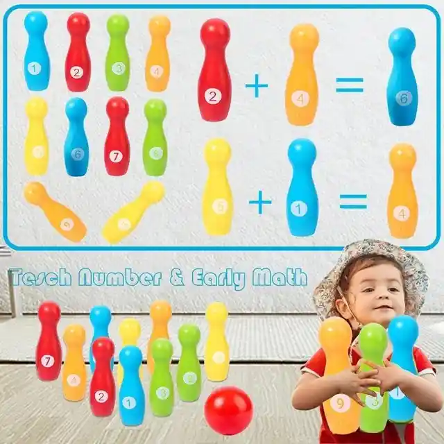 Juegos De Bolos De Madera Para Niños