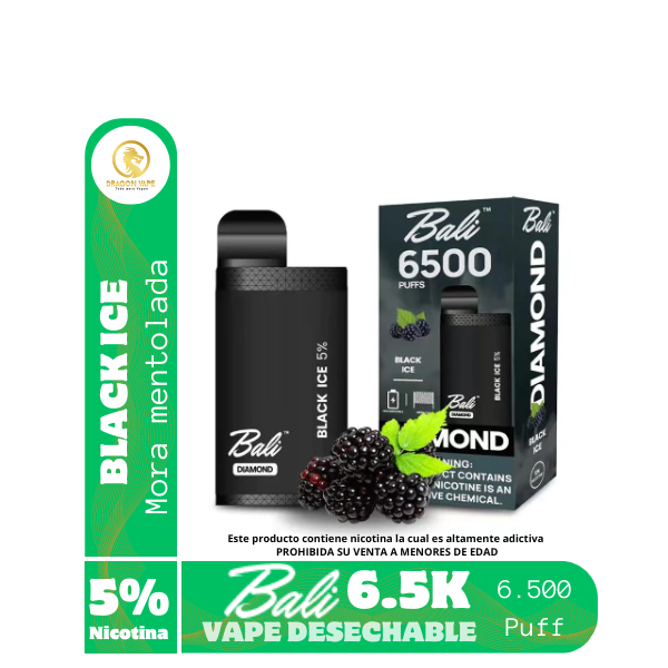 Bali Diamond Black Ice 6500 - Rappi Bali Diamond Black Ice 6500 - Rappi