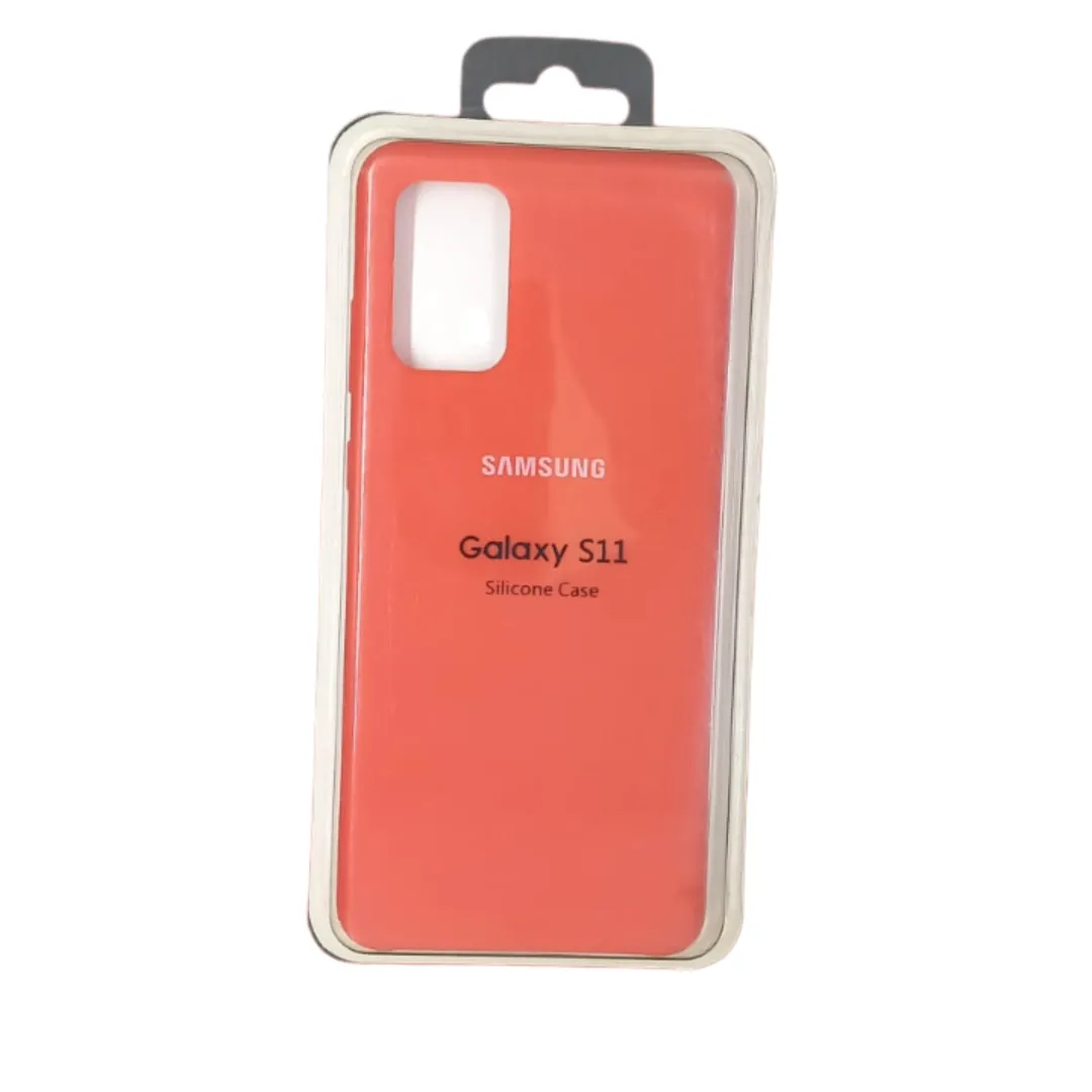 Forro Silicona Case Samsung S11 Rojo