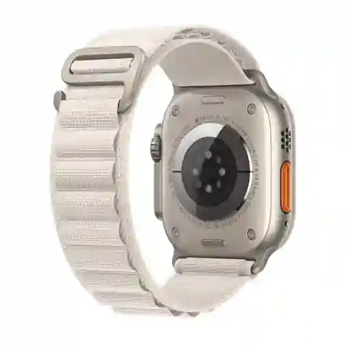 Pulso O Manilla Alpine Loop Apple Watch Blanca 42/44/45/49 Mm