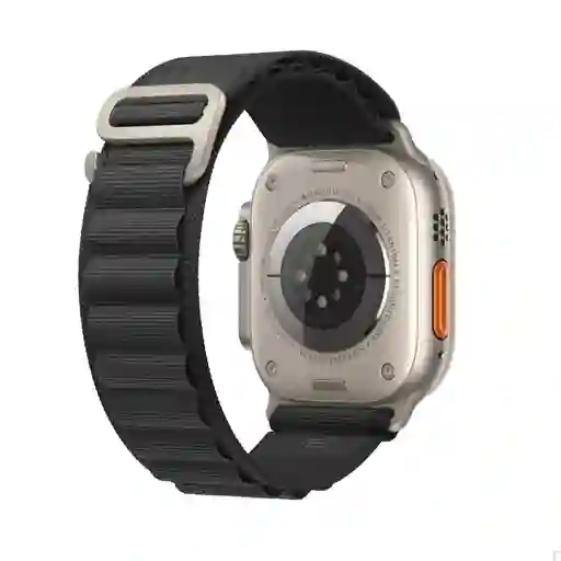 Pulso O Manilla Alpine Loop Apple Watch Negra 42/44/45/49 Mm