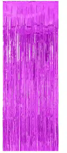 Cortina Metalizada Fucsia - 1x2 M