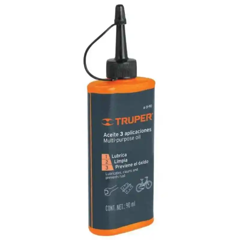 Aceite Lubricante Maquina 3 En 1 Multiusos 90 Ml 3oz Truper
