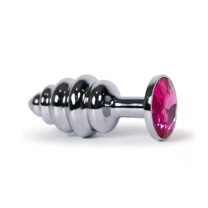 Fuchsia Gem Drill Anal Plug Pequeño