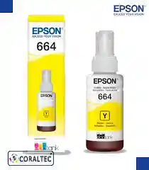 Tinta Amarilla 664 Para Impresora Epson