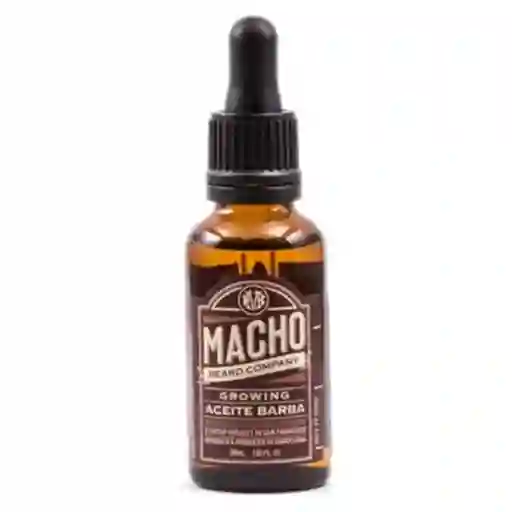 Aceite Barba Macho Beard Company Mejora Aspecto Vello Limpio