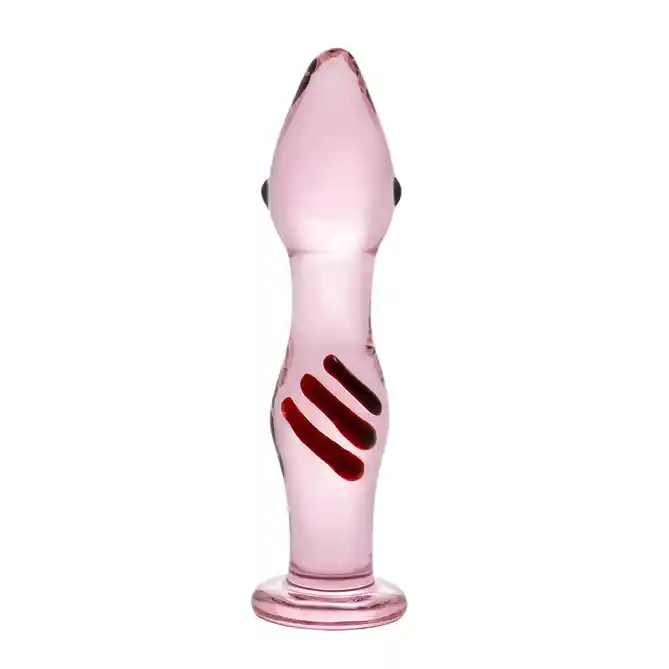 San Valentín Dildo De Vidrio