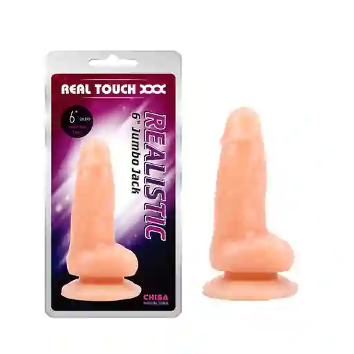 Realistic 6" Jumbo Jack Flesh