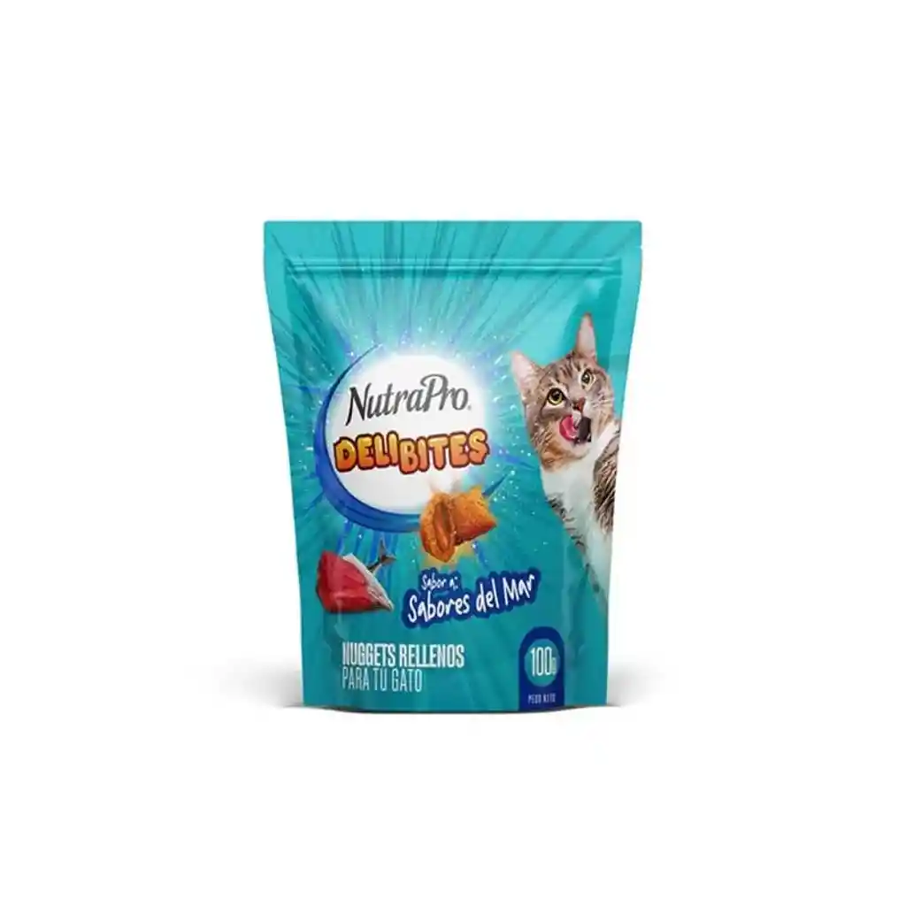 Snack Para Gato Delibites Sabores Del Mar 100gr