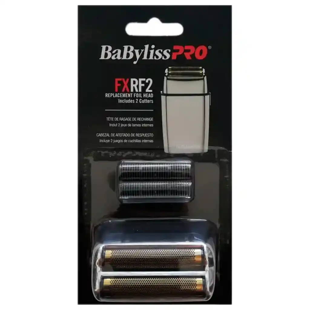 Repuesto Máquina Malla Cuchilla Shaver Babyliss Pro Foil Fx2 Plateado