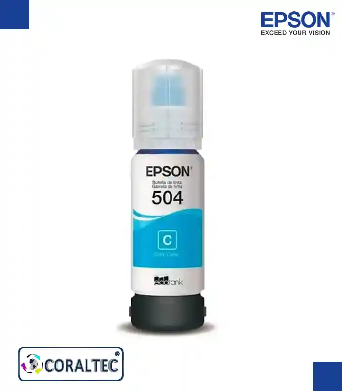 Tinta Cian/azul 504 Para Impresoras Epson