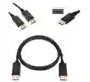 Cable Display Port A Display Port De 1.5 Metros V1.4 2k 4k Macho @ 165hz Monitor Dp- T. Video Dp