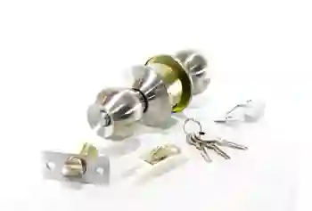 Cerradura Cilíndrica Para Alcoba Con Pomo Acero Inoxidable Nuovo Vera