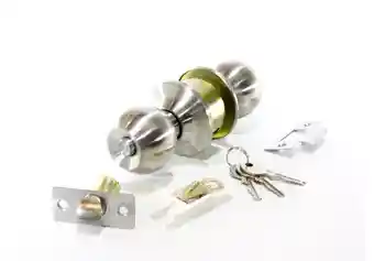 Cerradura Cilíndrica Para Alcoba Con Pomo Acero Inoxidable Nuovo Vera