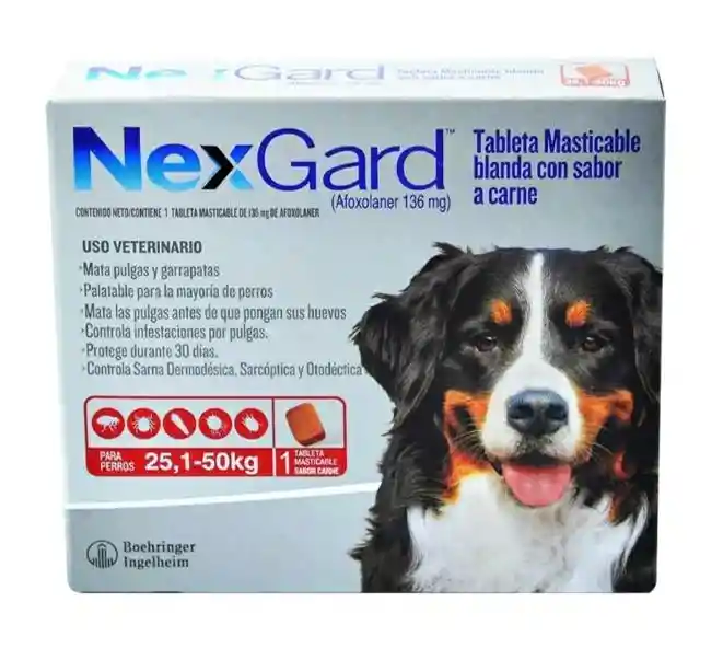 Nexgard 25.1 A 50 Kg