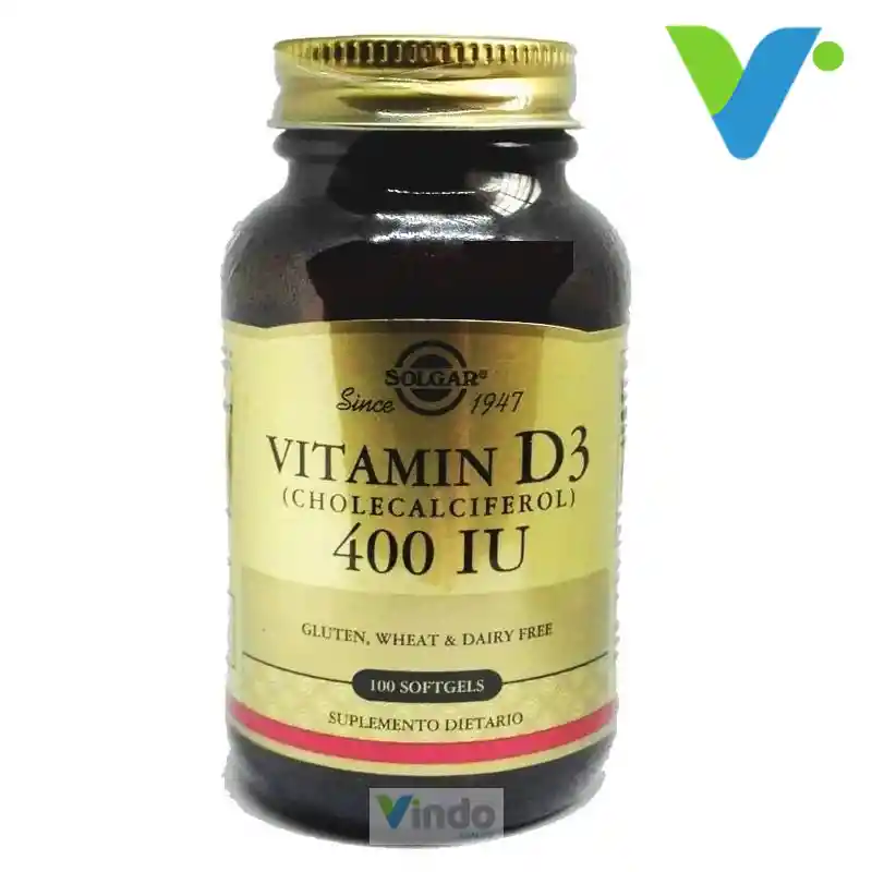 Vitamina D3 400 Iu (cholecalciferol) Solgar 100 Softgels