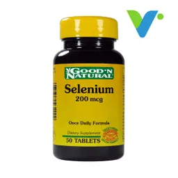 Selenium 200 Mcg Good N Natural 50 Tabletas