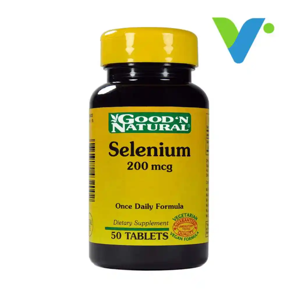 Selenium 200 Mcg Good N Natural 50 Tabletas