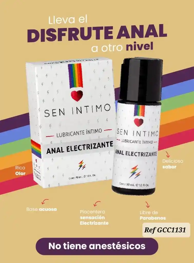 Lubricante Anal Electrizante Sen Intimo