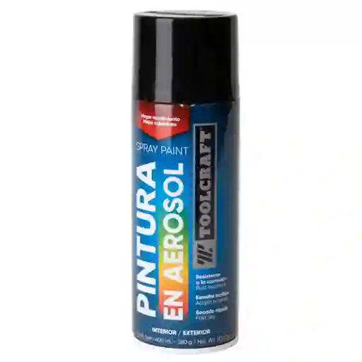 Pintura Aerosol Negro Brillante