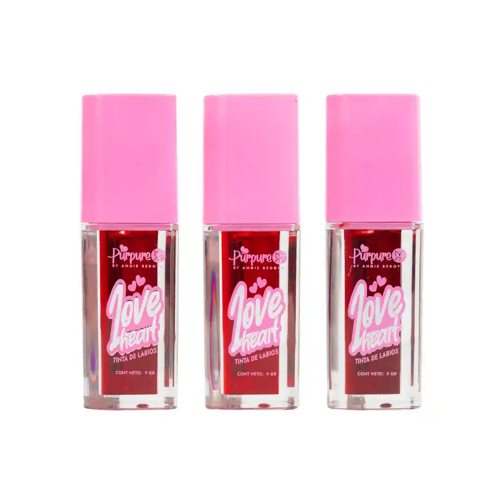 Tinta De Labios Love Heart Purpure