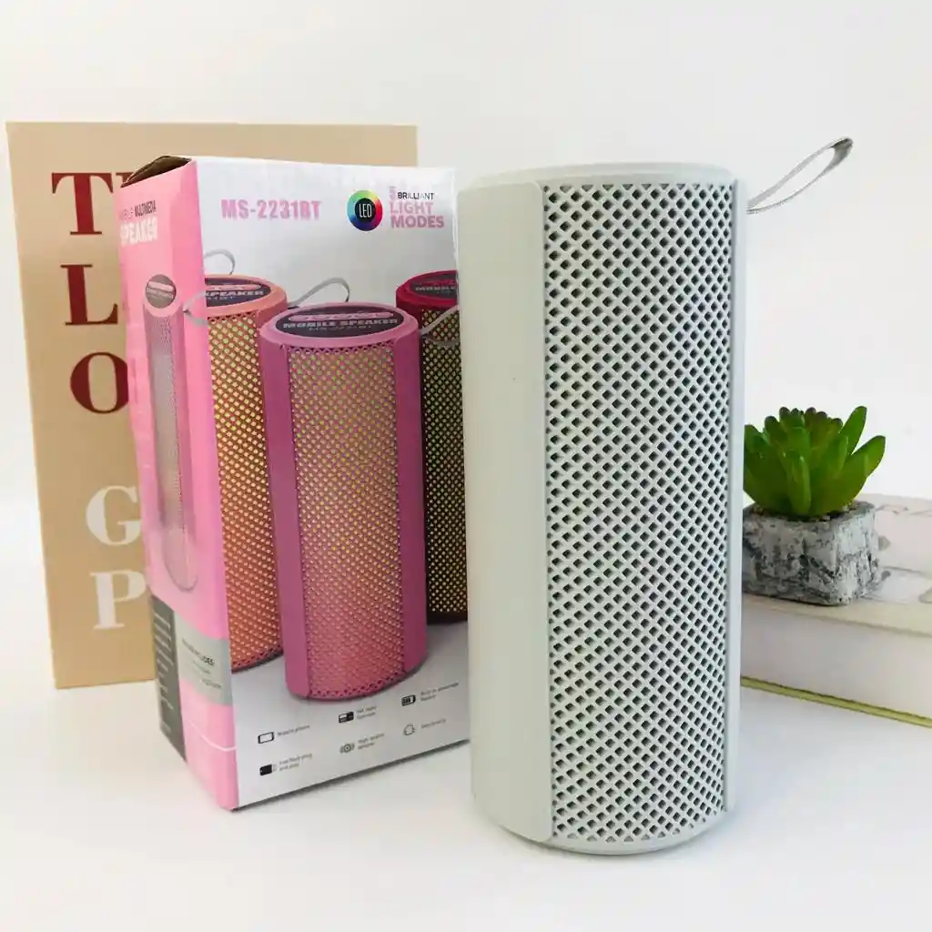 Mini Altavoz Inalámbrico Portátil Con Bluetooth, Caja De Música Con Sonido Estéreo Usb, Altavoz