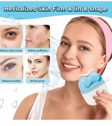 Rodillo De Masaje En Frio 2 En 1 Estiramiento Facial Antiarrugas