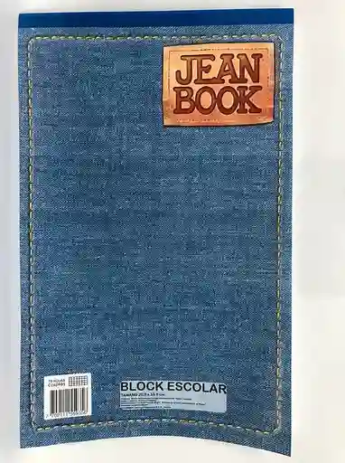 Block Escolar Carta Cuadros Jean Book