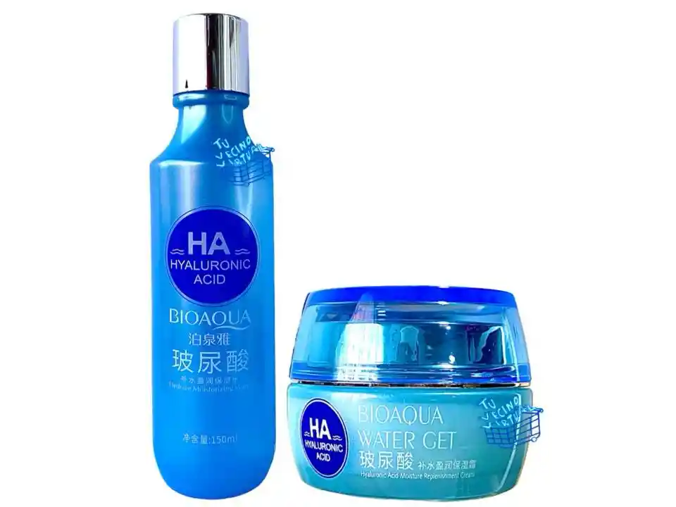 Tónico Y Crema De Acido Hialuronico Bioaqua