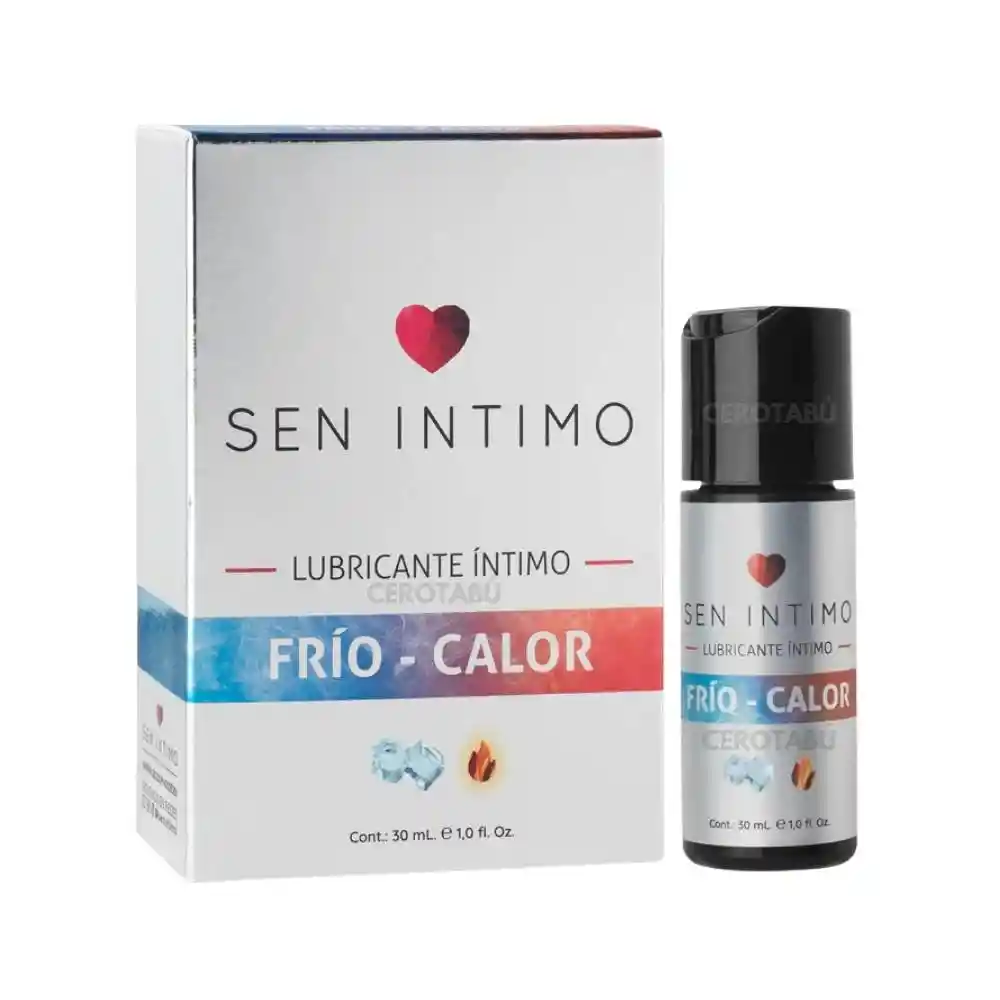 Lubricante Multiorgasmos Sensación Frio Calor Sen Intimo X30 Ml