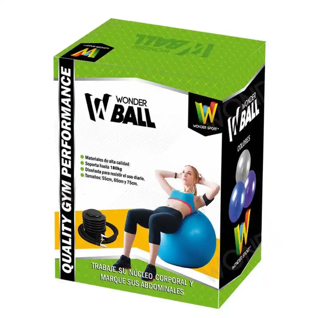 Balón Pilates Fitball Yoga Pelota 55cm - Sportfitness