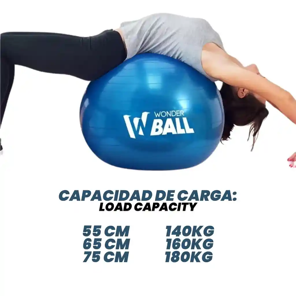 Balón Pilates Fitball Yoga Pelota 55cm - Sportfitness